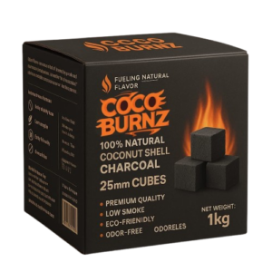 COCO BURNZ – 25mm Coconut Shell Charcoal Cubes